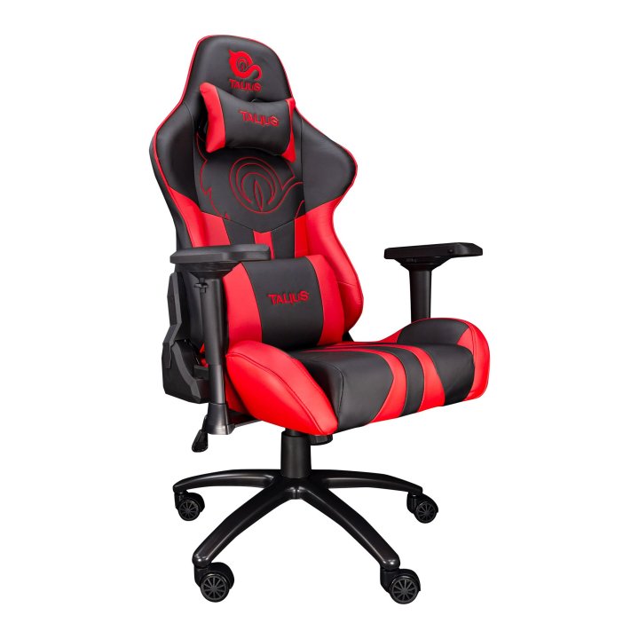 Silla Gamer Talius Viper Negra roja, 4d, Butterfly, Base Metal, Ruedas 60mm, Gas Clase 4