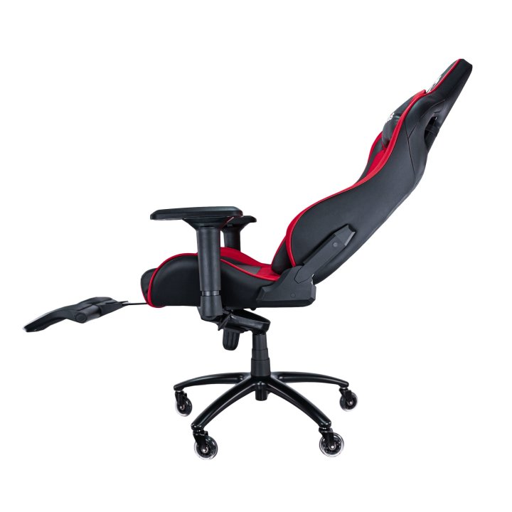 Silla Gamer Talius Caiman V2 Negra roja, Reposapies, 4d, Frog