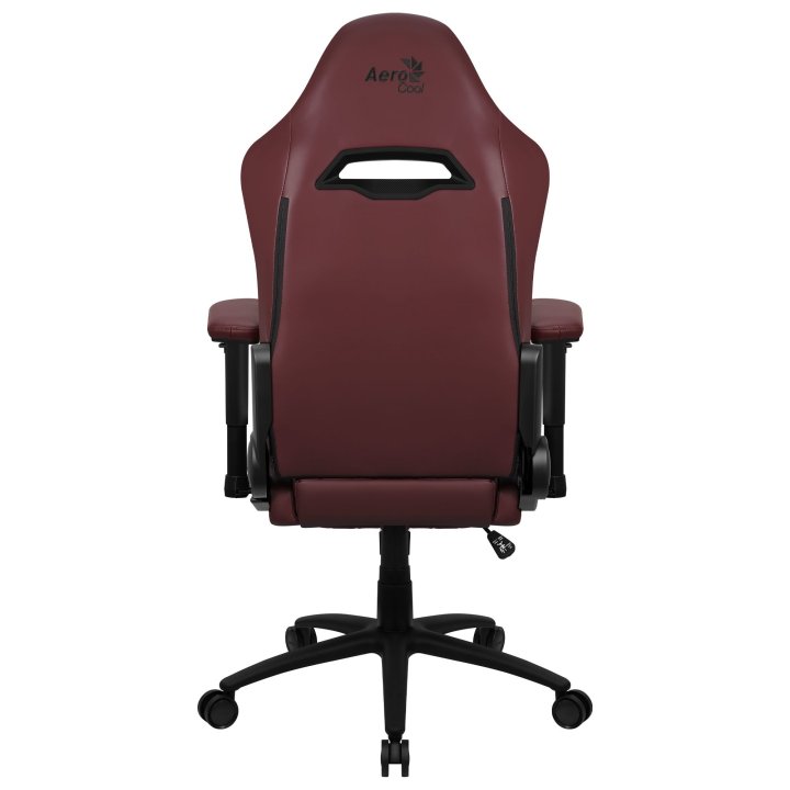 Silla Gaming Con Extension De Reposapies Aerocool Royal Tuscan Red Piel Sintetica Reposabrazos Ajustable Y Acolchado