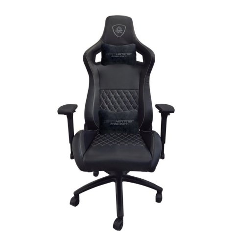 Silla Gamer Pro Keep Out Xspro Hammer Silver Black Cuero Sintetico De Alta Calidad Elevador 80mm Reposabrazos 4d Ruedas De Pu