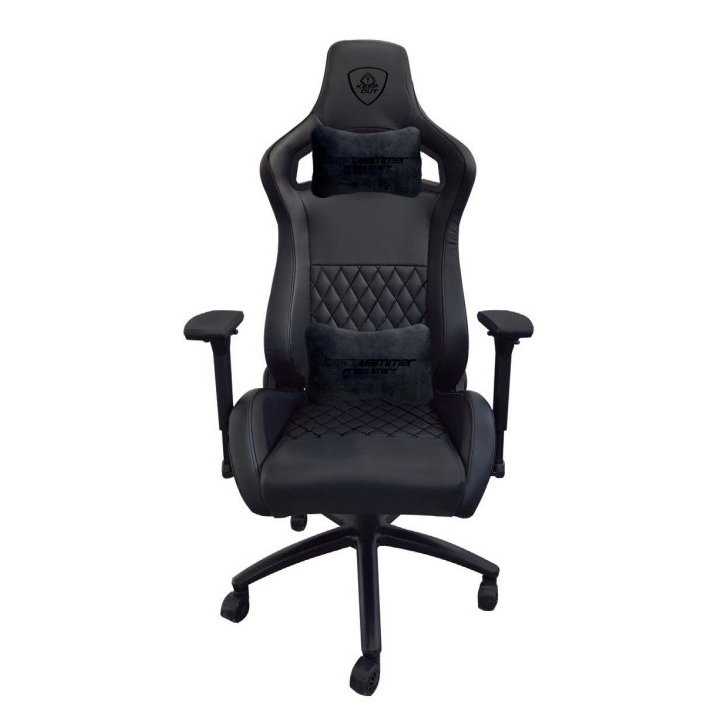 Silla Gamer Pro Keep Out Xspro Hammer Pure Black Cuero Sintetico De Alta Calidad Elevador 80mm Reposabrazos 4d Ruedas De Pu 5