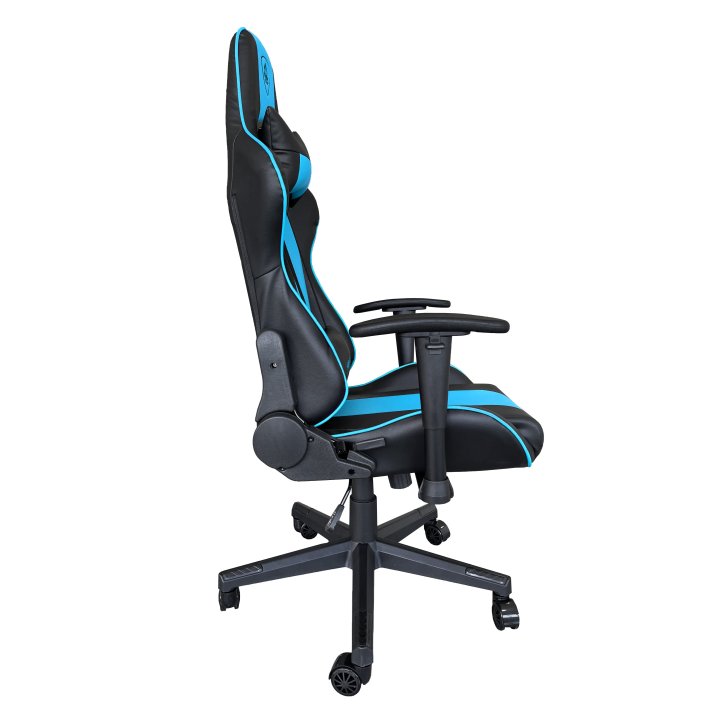 Silla Gamer Pro Keep Out Xspro-racing Black Detalle Blue T Reposabrazos 2d Cojin Lumbar Y Cervical