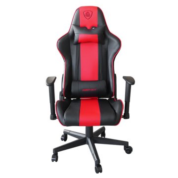 Silla Gamer Pro Keep Out Xspro-racing Black Detalle Rojo Reposabrazos 2d Cojin Lumbar Y Cervical