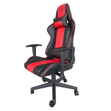 Silla Gamer Pro Keep Out Xspro-racing Black Detalle Rojo Reposabrazos 2d Cojin Lumbar Y Cervical 2