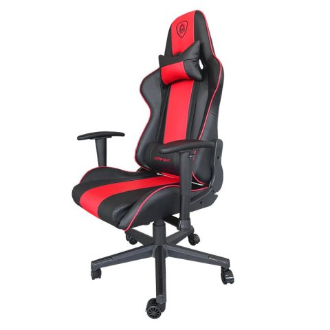 Silla Gamer Pro Keep Out Xspro-racing Black Detalle Rojo Reposabrazos 2d Cojin Lumbar Y Cervical