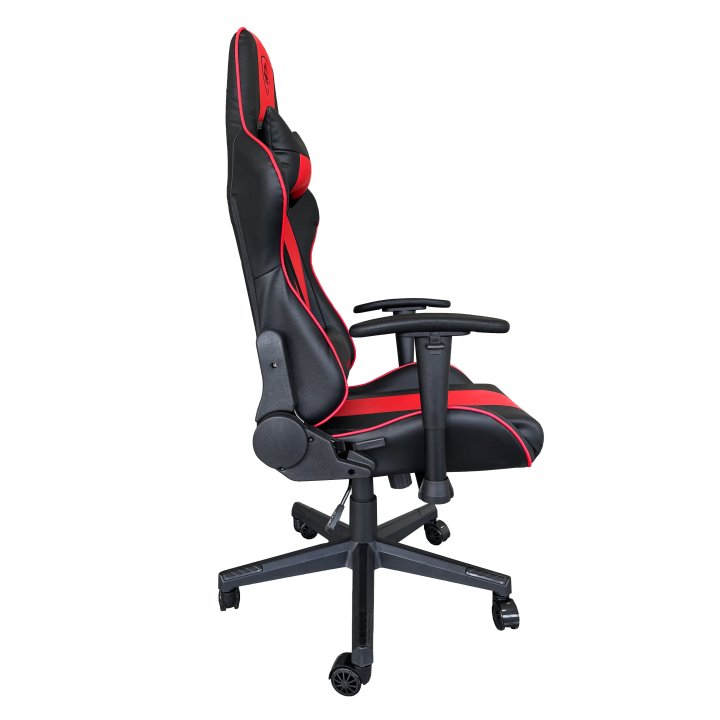Silla Gamer Pro Keep Out Xspro-racing Black Detalle Rojo Reposabrazos 2d Cojin Lumbar Y Cervical