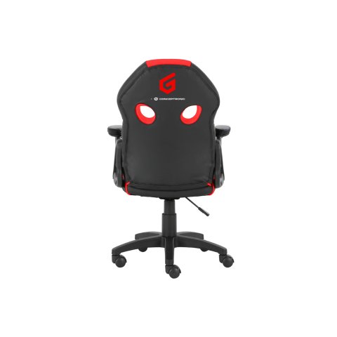 Silla Gamer Junior Conceptronic Eyota06r Color Negro Detalles En Rojo Recubrimiento Pu De Alta Calidaddiseño Ergonomico