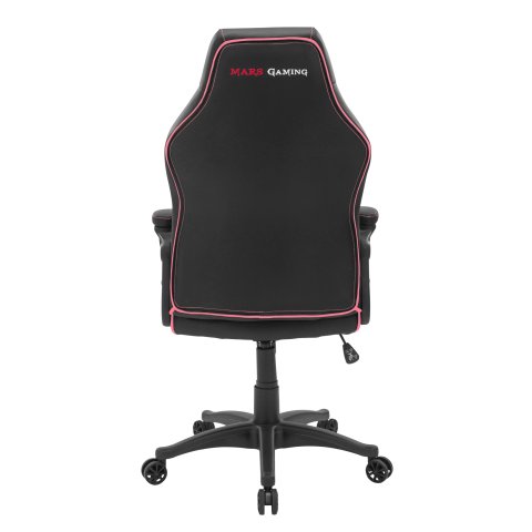 Silla Gamer Mars Gaming Mgcx One Negra Con Detalle Linea Rosa Transpirable Air-tech Pro Piston Clase 4 Ruedas Xl 65mm