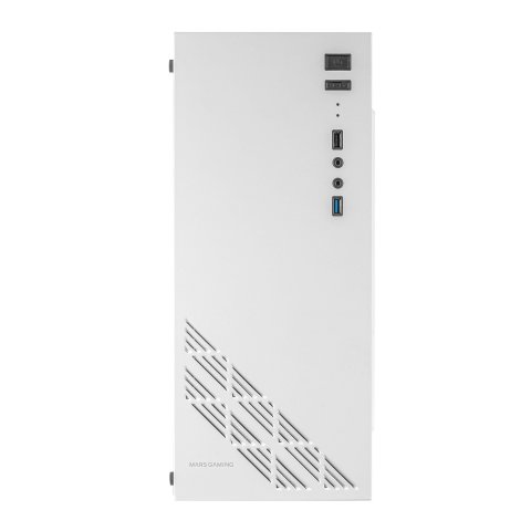 Caja Atx Semitorre Gaming Mars Gaming Mc100 White Frontal Y Chasis En Acero Ultra-ligero 1xventilador 120mm Trasero Rgb Venta