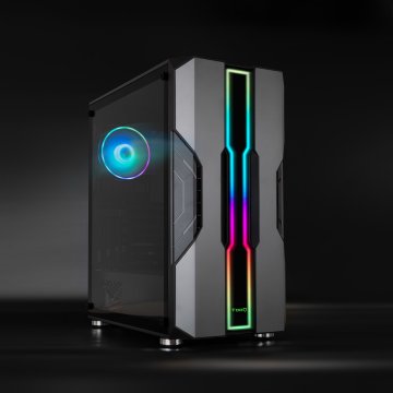 Caja Atx Semitorre Gaming Tooq Tqgcc103-b "nightcity" Negra Eatx atx micro Atx mini Tx Frontal Led Argb Ventana Lateral Crist 2