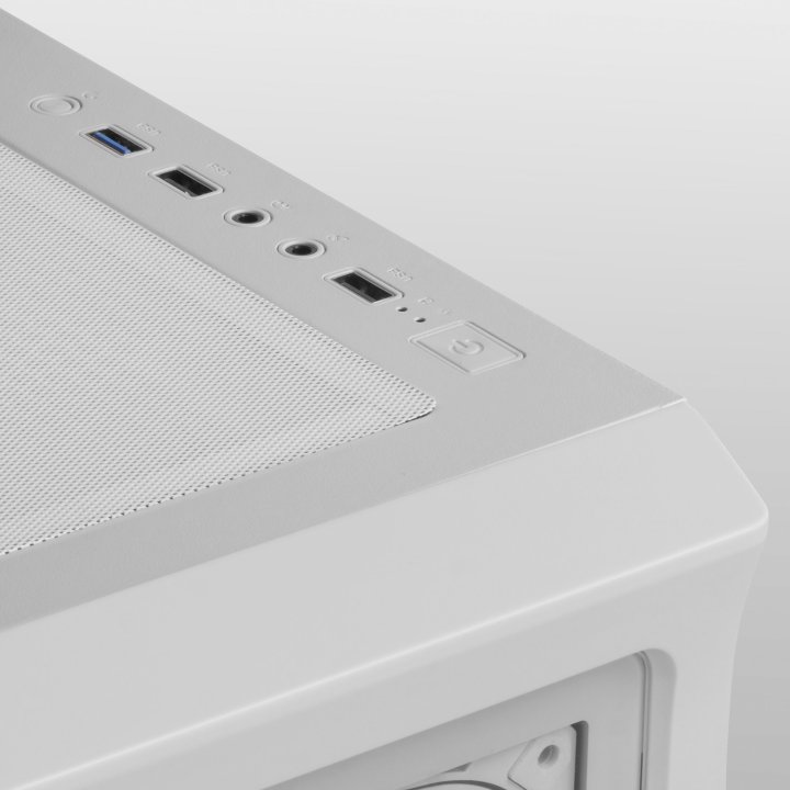 Caja E-atx Torre Gaming Mars Gaming Mc-neo White Premium 4 Ventiladores Argb Frontal Y Lateral De Cristal Templado Sin Fuente