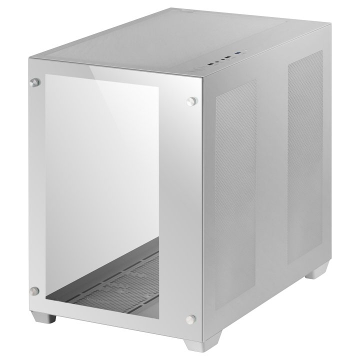 Caja E-atx Torre Gaming Mars Gaming Mcv3 White Xxl Premium Custom Doble Ventana De Cristal Templado Sin Fuente De Alimentacio