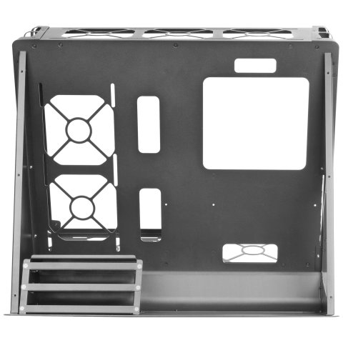 Caja Microatx Gaming Mars Gaming Mcb Black Diseño Custom Premium Sistema Modular Sin Fuente De Alimentacion