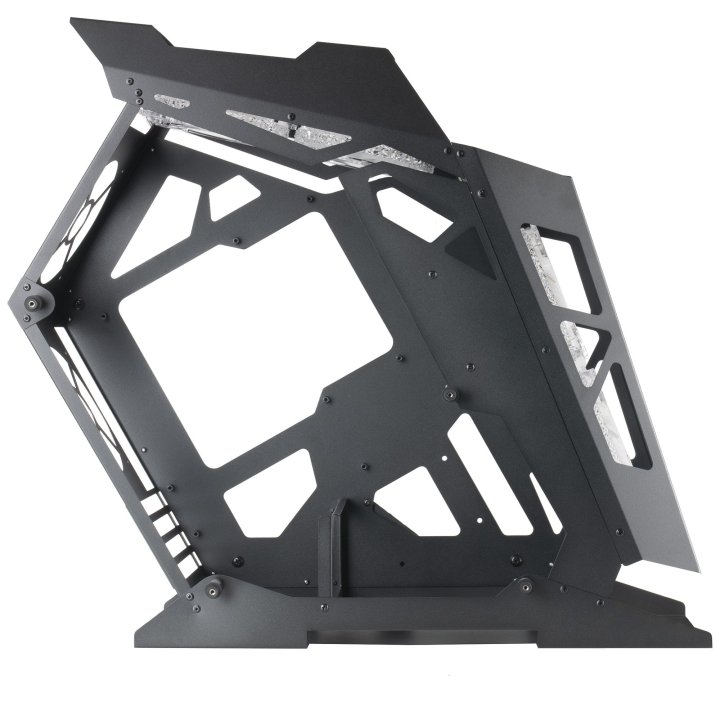 Caja Microatx Gaming Mars Gaming Mc61 Black Diseño Premium Controladora Argb Con Mando 4 Ventiladores De 120 Rgb Sin Fuente