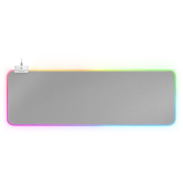 Alfombrilla Mars Gaming Mmprgb2s Silver Iluminacion Rgb En Contorno Tamaño Xxl 800x300mm 4mm Integra Hub 2xusb 2.0 2
