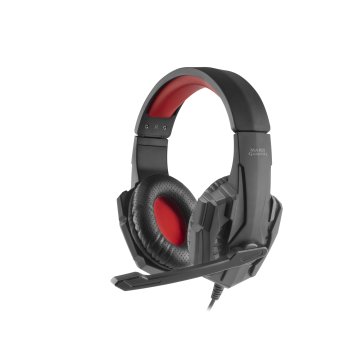 Headset Mars Gaming Mh020 Jack 3.5mm Dual Y Unificado Microfono Abatible 40mm Neodimio Ultra-bass Compatible Ps4 xbox switch