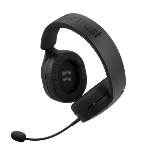 Headset Bluetooth Trust Gaming Fayzo Gxt 491 Negro 24901 Bt Y Usb 2.4ghz Microfono Desmontable Y Flexible Carga Usb-c Control