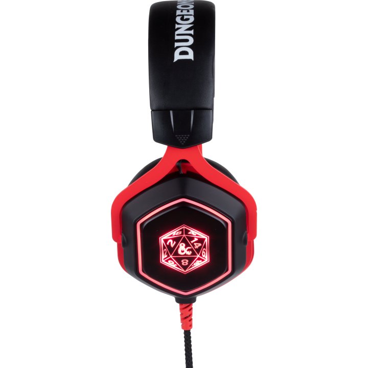 Headset Konix Dungeons And Dragons 7.1 D20 Micro Flexible Multiplataforma Kx-dnd-gh-r20-pc