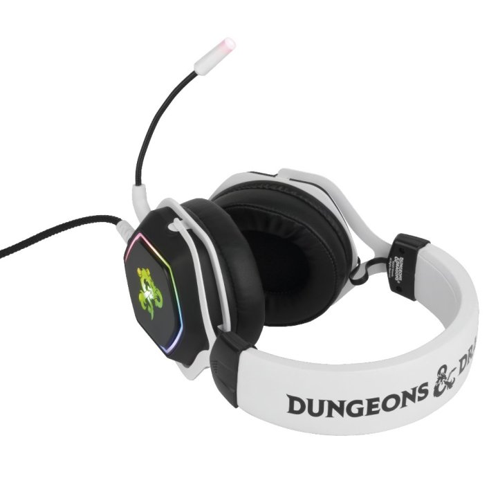 Headset Konix Dungeons And Dragons 7.1 Rainbow Micro Flexible Multiplataforma Kx-dnd-gh-rbw-pc