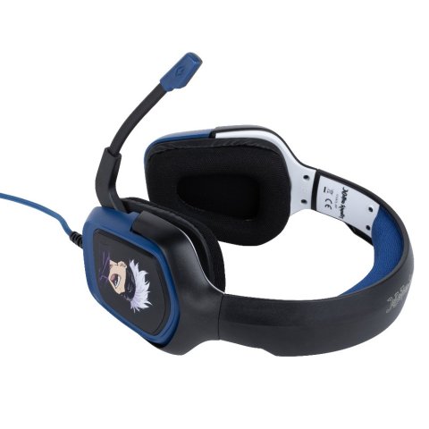Headset Konix Jujutsu Kaisen 40mm Neodimio Micro Flexible Multiplataforma Kx-juju-gh-univ