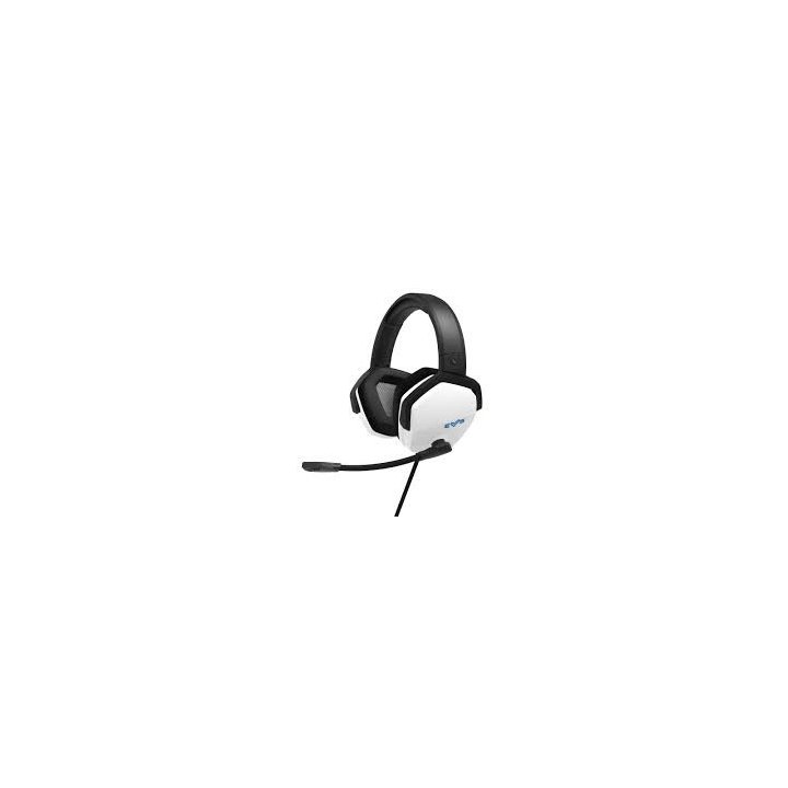 Headset Gaming Energy Sistem Esg 4 White Sorround 7.1 Blue Depp Bass Microfono Boom Mic