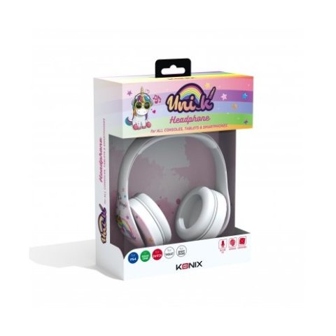 Headset Konix Unik Magic 50mm Neodimio Micro Integrado Cable 1,2m Clavija 3.5mm Kx-gh-unik-magic