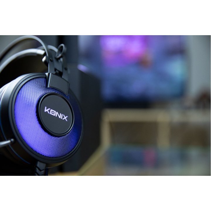 Headset Konix Ps4 Ps-700 7.1 50mm Neodimio Micro Flexible Compatible Con Pc   Smartphone   Tablet Kx-gh-ps7-p4