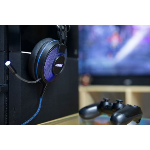 Headset Konix Ps4 Ps-700 7.1 50mm Neodimio Micro Flexible Compatible Con Pc   Smartphone   Tablet Kx-gh-ps7-p4