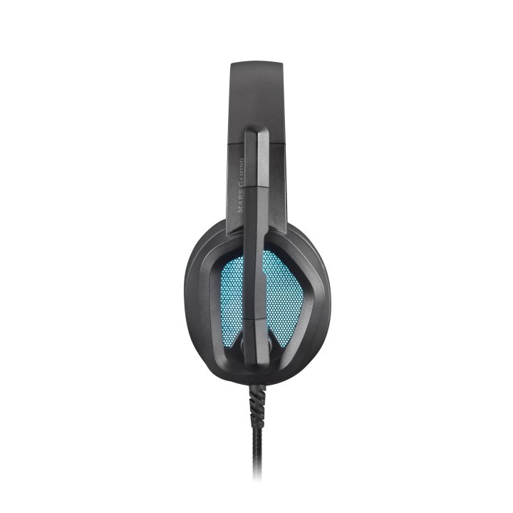 Headset Mars Gaming Mh320 Black Hi-fi Ultra-bass 3d Jack 3.5mm Iluminacion Rgb Flow (alimentada Por Usb) Micro Con Cancelacio