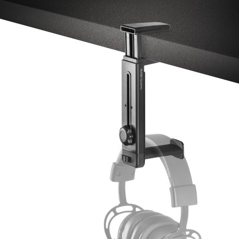 Soporte De Auriculares Mars Gaming Mhh2 Black Instalacion Por Debajo O Encima De La Mesa Rotacion 360º