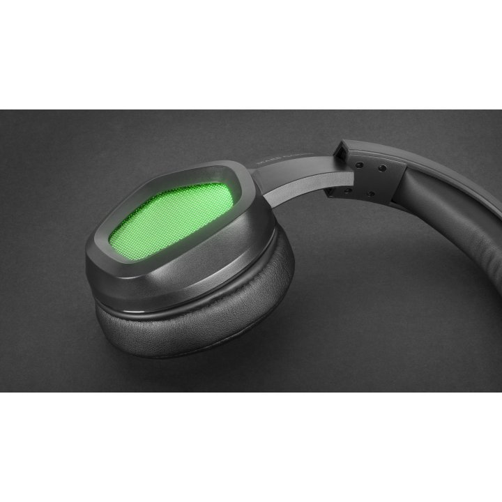 Headset Mars Gaming Mh320 Black Hi-fi Ultra-bass 3d Jack 3.5mm Iluminacion Rgb Flow (alimentada Por Usb) Micro Con Cancelacio