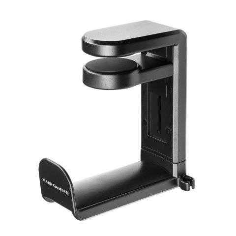 Soporte De Auriculares Mars Gaming Mhh Con Pasador Para Cable Y Rotacion De 360º
