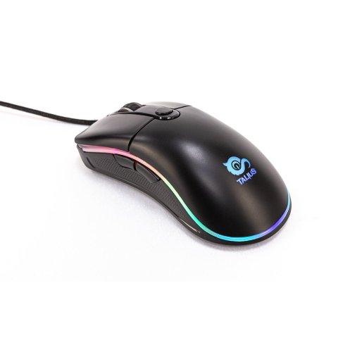 Mouse Talius Gaming Rgb Skyray 4000dpi 6 Botones Iluminacion Rgb Color Negro Mate