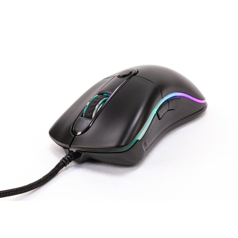 Mouse Talius Gaming Rgb Skyray 4000dpi 6 Botones Iluminacion Rgb Color Negro Mate