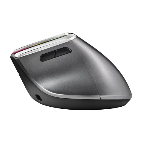 Mouse Ngs Wireless Ergo Gaming Rgb Evo Karma Vertical Recargable Luces Led Conexion Multimodo