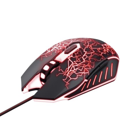 Mouse Trust Gaming Gxt 105x Izza Iluminacion Led 4000 Dpi 6 Botones 24618