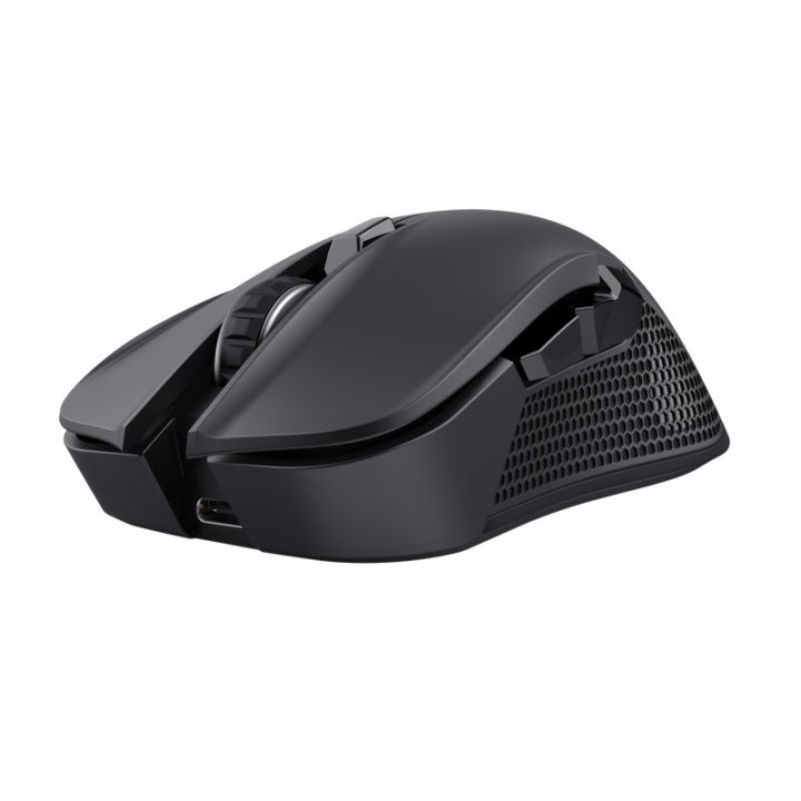 Mouse Trust Gaming Wireless Rgb Gxt 923w Ybar Rgb 7200dpi 6 Botones Recargable 50h Color Negro 24888