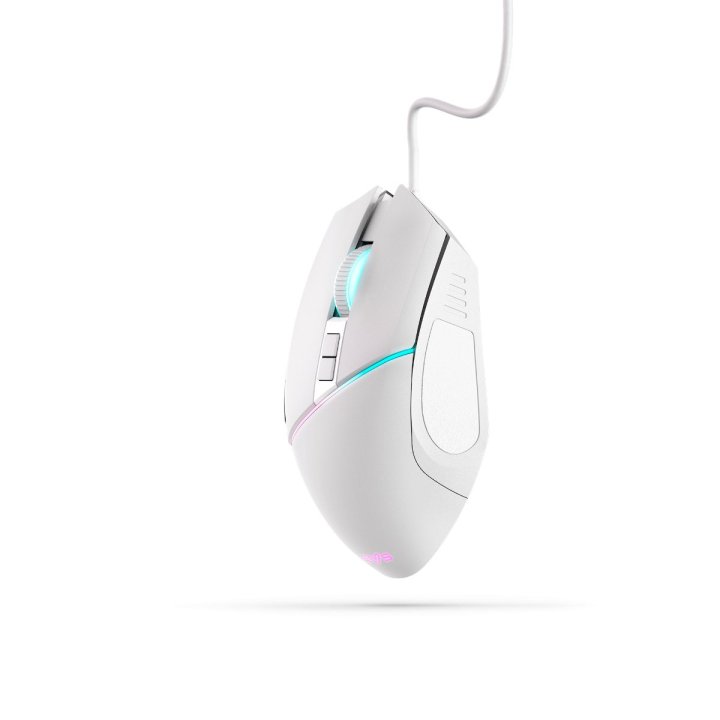 Mouse Energy Sistem Gaming Rgb Esg M2 Sniper-ninja Color Blanco 8 Botones Configurables Huano Aceleracion 22g Iluminacion Rgb