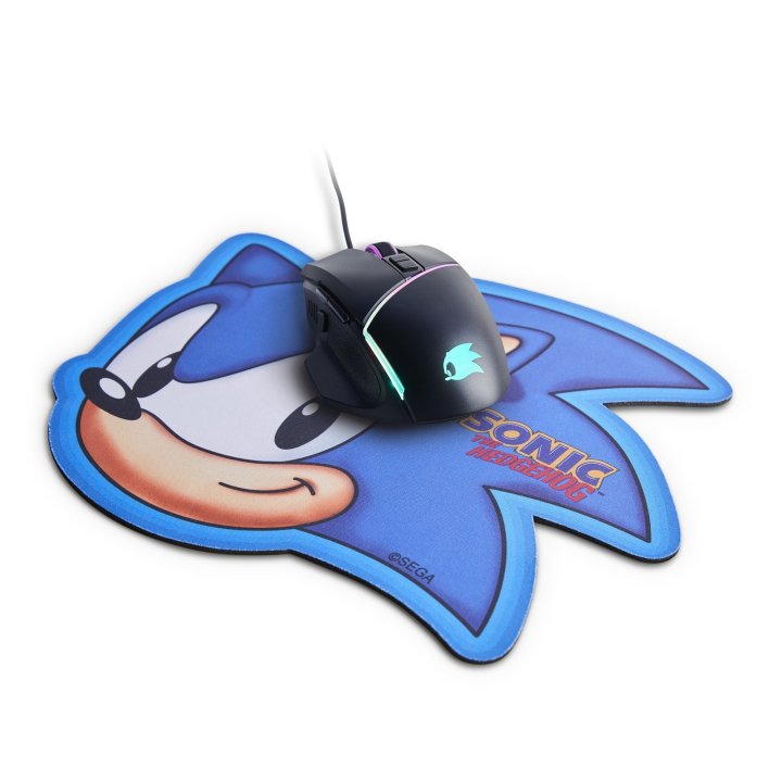 Mouse Energy Sistem Gaming Rgb Esg M2 Sonic 8botones Configurables Con Alfombrilla Dise¥o Sonic