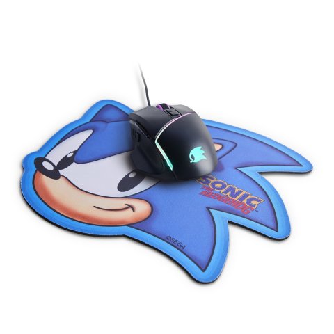 Mouse Energy Sistem Gaming Rgb Esg M2 Sonic 8botones Configurables Con Alfombrilla Dise¥o Sonic