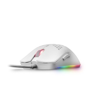 Mouse Mars Gaming Rgb Mmax Diseo Hive White 12400dpi Pixart 3327pro Switch Huano Superficie Perforada Iluminacion Rgb Chroma 2