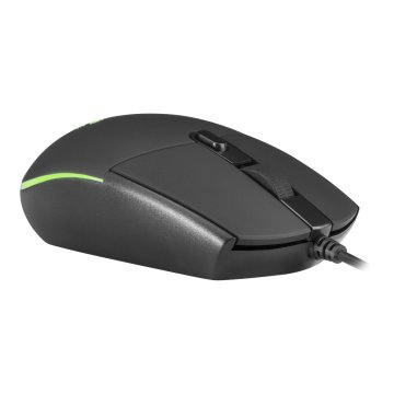 Mouse Mars Gaming Rgb Mmg Black 3200dpi 6 Botones Iluminacion Flow Switches Huano 2
