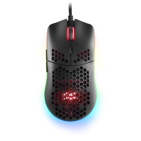 Mouse Mars Gaming Rgb Mmax Diseo Hive Black 12400dpi Pixart 3327pro Switch Huano Superficie Perforada Iluminacion Rgb Chroma