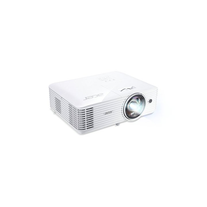 Proyector Acer S1286h, Xga, Dlp 3d, 3500lm, 20000 1, Hmdi, Short Throw 0.6, 2.7kg, Euro Emea Blanco