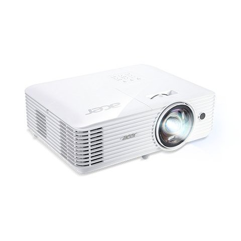 Proyector Acer S1286h, Xga, Dlp 3d, 3500lm, 20000 1, Hmdi, Short Throw 0.6, 2.7kg, Euro Emea Blanco