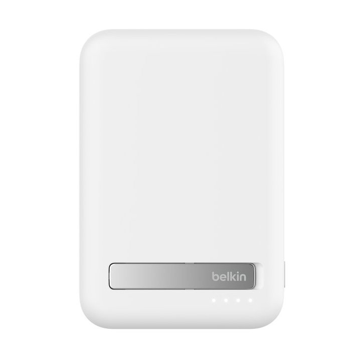 Base De Carga Inalambrica Belkin Bpd008btwh Magnetica10000mah Con Qi2 De 15w Blanca