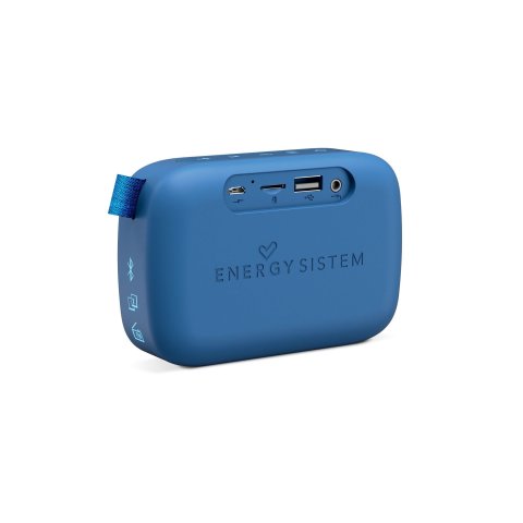 Altavoz Bluetooth Portable Energy Sistem Fabric Box 1+ Pocket Blueberry Bt 5.0 Tws Radio Fm Usb Aux Microsd Bateria 5h