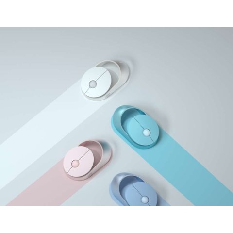 Mouse Rapoo Wireless Y Bluetooth Ralemo Air 1 2.4g Ghz Bt 4.0 Usb 3.0 9 Botones 3200 Ppp Ajustable Color Rosa Recargable Mult