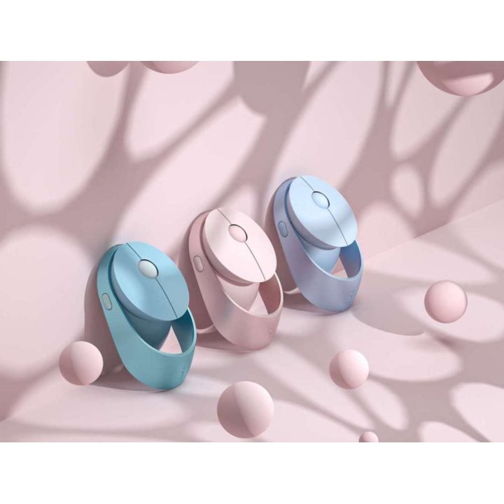 Mouse Rapoo Wireless Y Bluetooth Ralemo Air 1 2.4g Ghz Bt 4.0 Usb 3.0 9 Botones 3200 Ppp Ajustable Color Rosa Recargable Mult