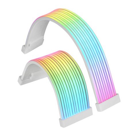 Extensor De Cable Argb Mars Gaming Mca-24x 24pin Silicona Flexible
